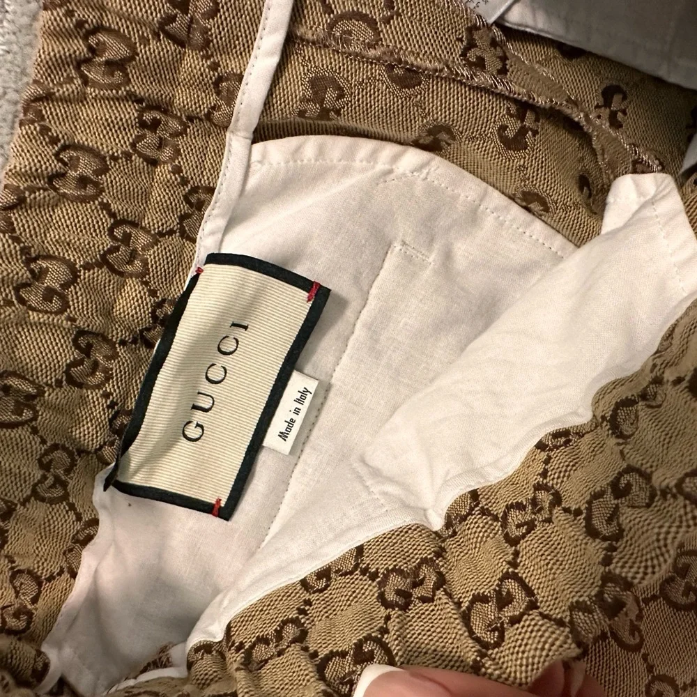 Gucci Brown Monogram Pants - Picture 3 of 4